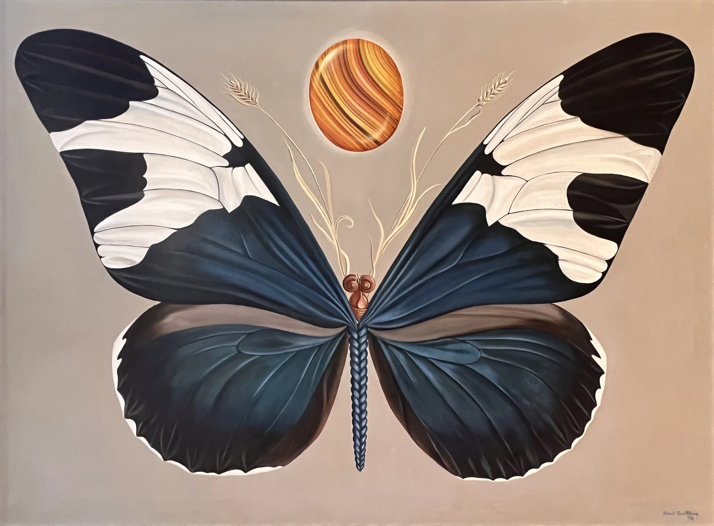 Untitled (Agate & Butterfly)
