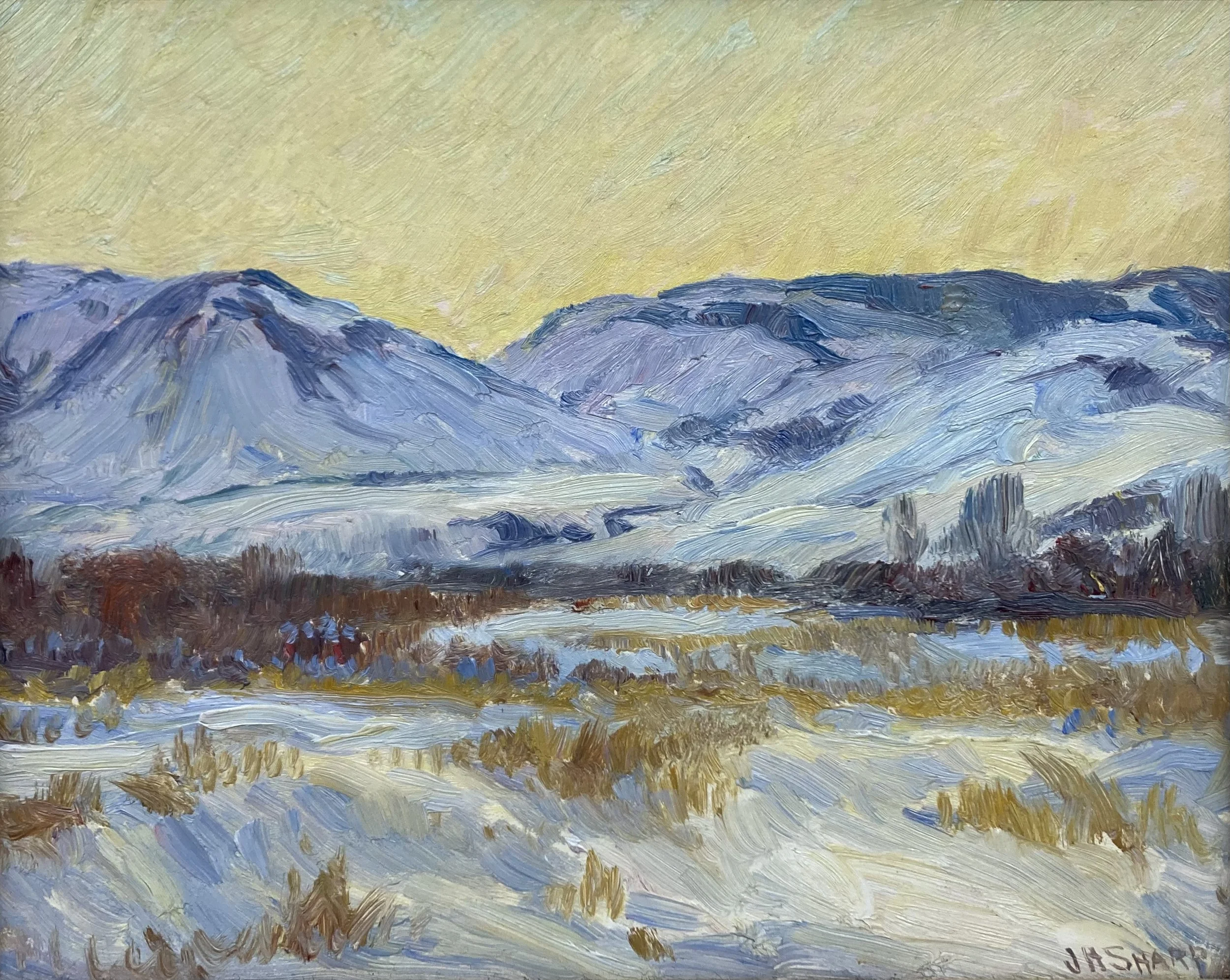   Joseph Henry Sharp  -  Near Crow Agency  