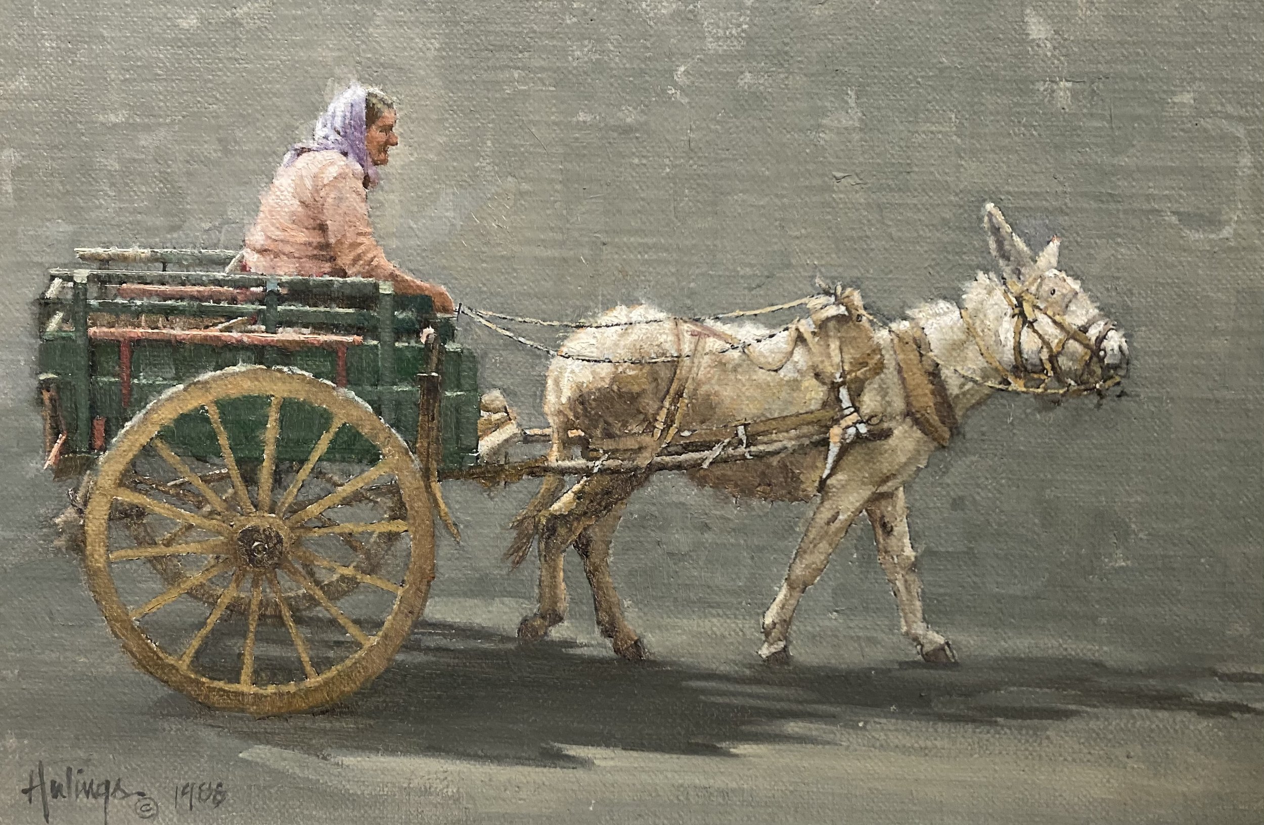 Untilled (Burro Pulling Cart)