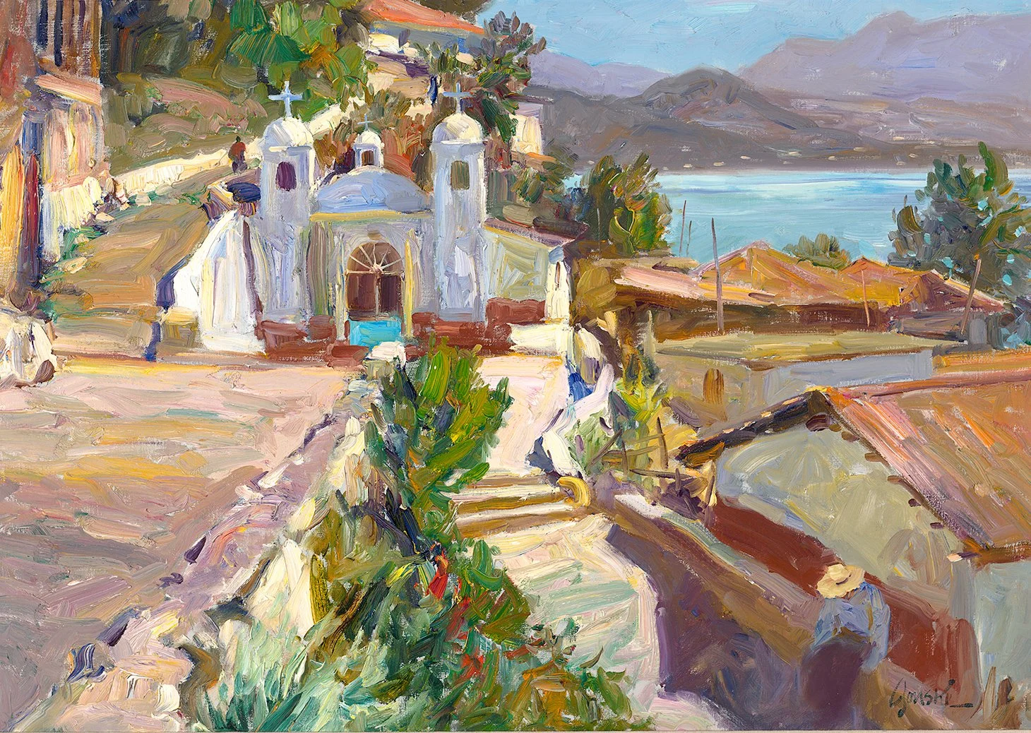 Chapel on Janitzio Island-Mexico
