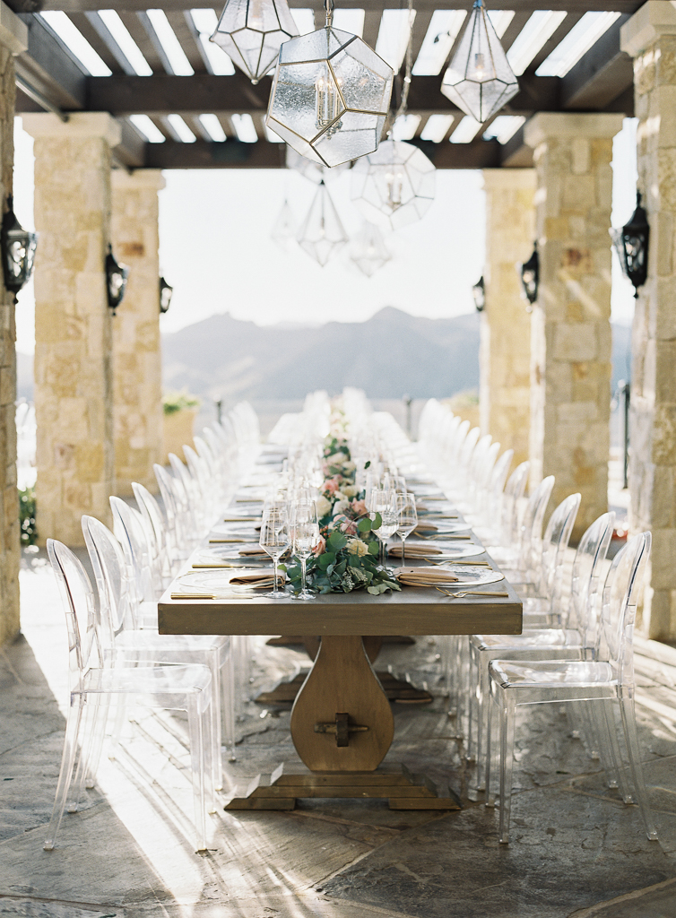 Malibu Rocky Oaks Luxury Wedding Table  