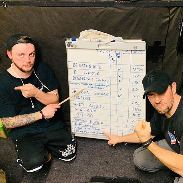 We're leaving it to Liam and Noel to decide on the final new song titles 😂 😲🤘 #Krysthla #AlbumNumberThree 👊

#ExtremeMetal #HeavyMetal #NewMusic #NewSongs #NewAlbum #ComingSoon #2019