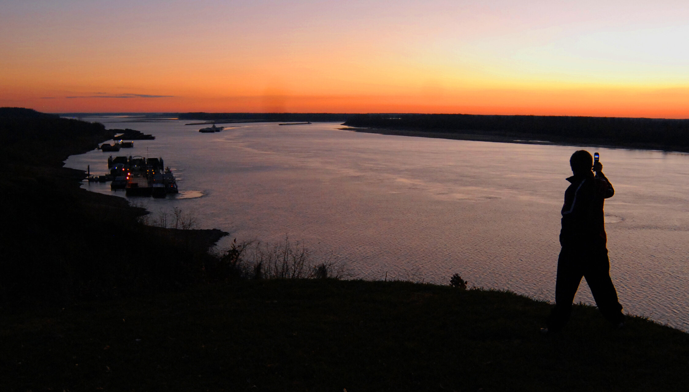 Mississippi River as seen from Columbus Belmont State Park, KY (Copy)