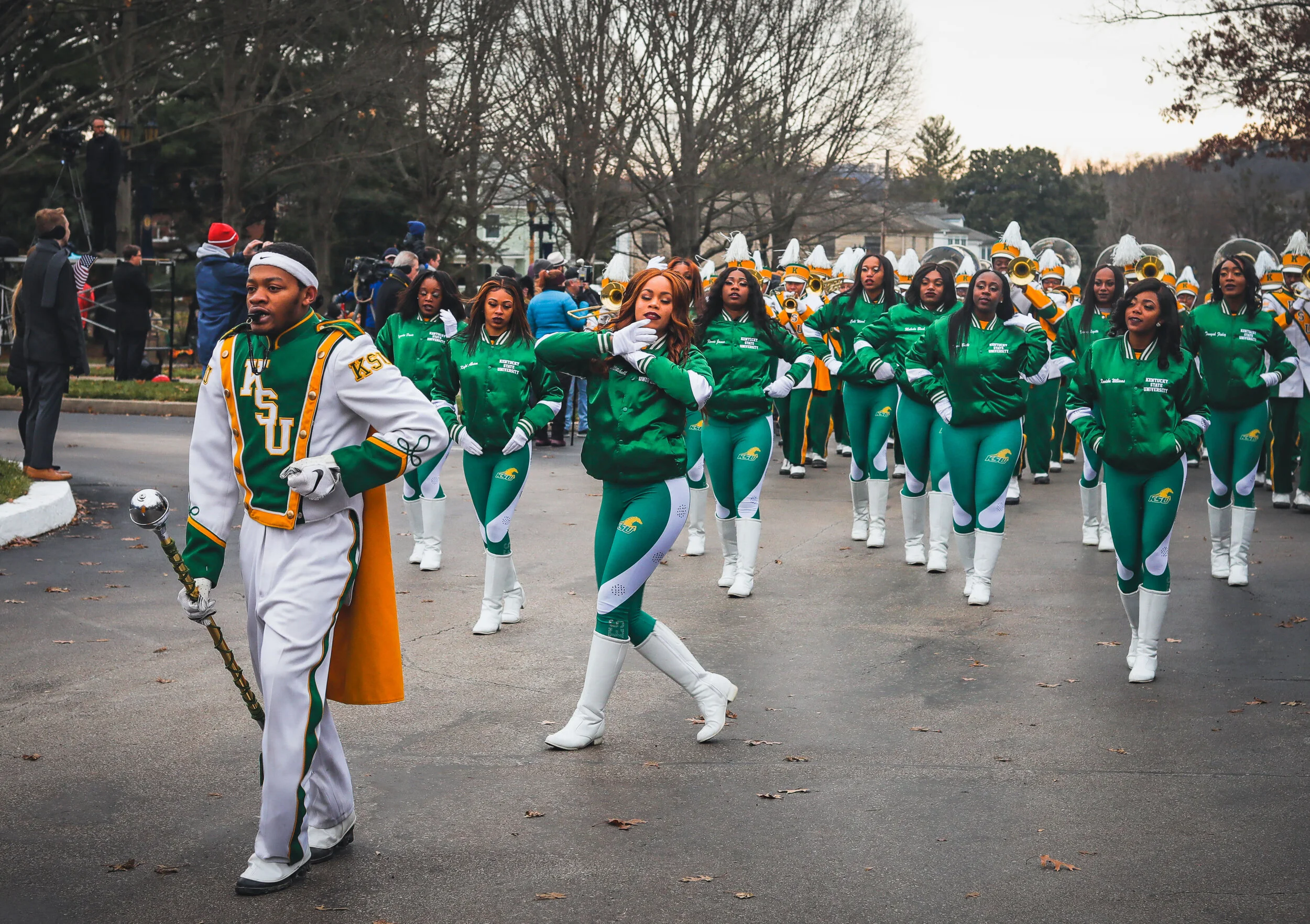 Kentucky State University Marching Band at 2019 Governor Inauguration -  Frankfort, KY (Copy)