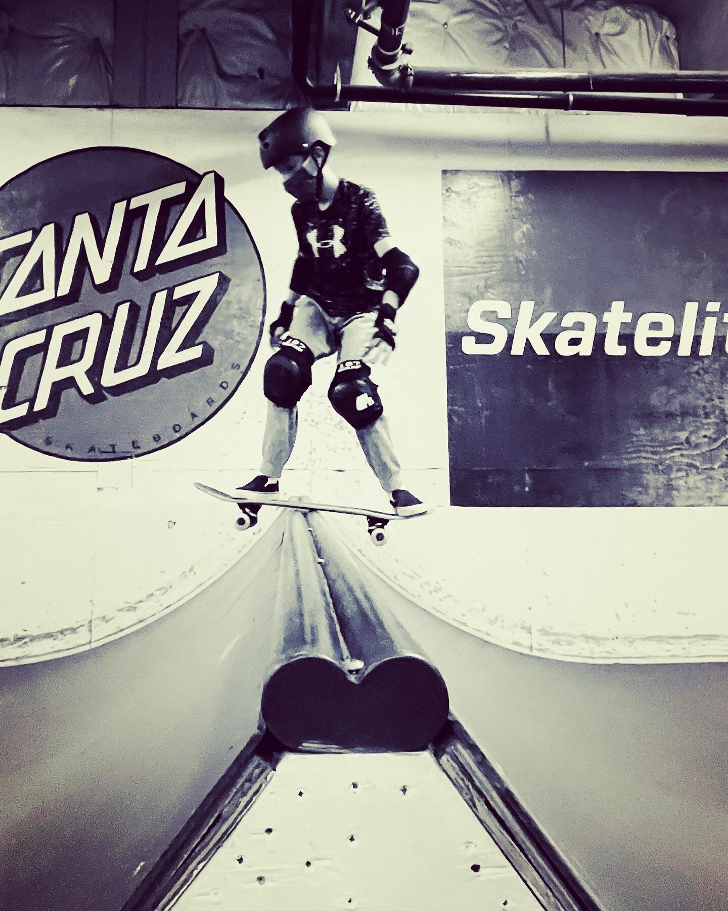 @henrytsk8s finding his balance at @alltogetherskatepark. #skaterkid