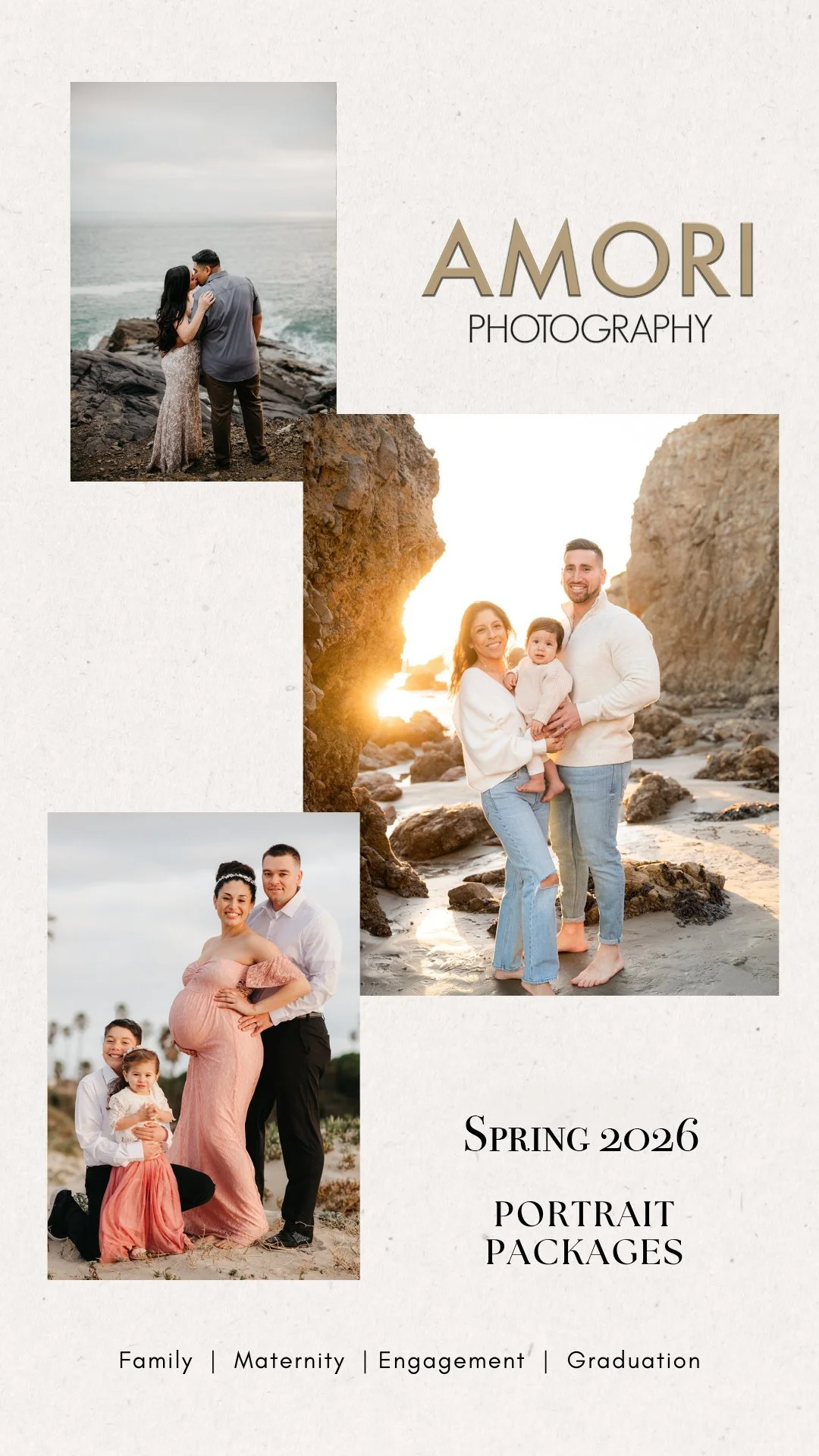 Malibu Editorial style family photographer