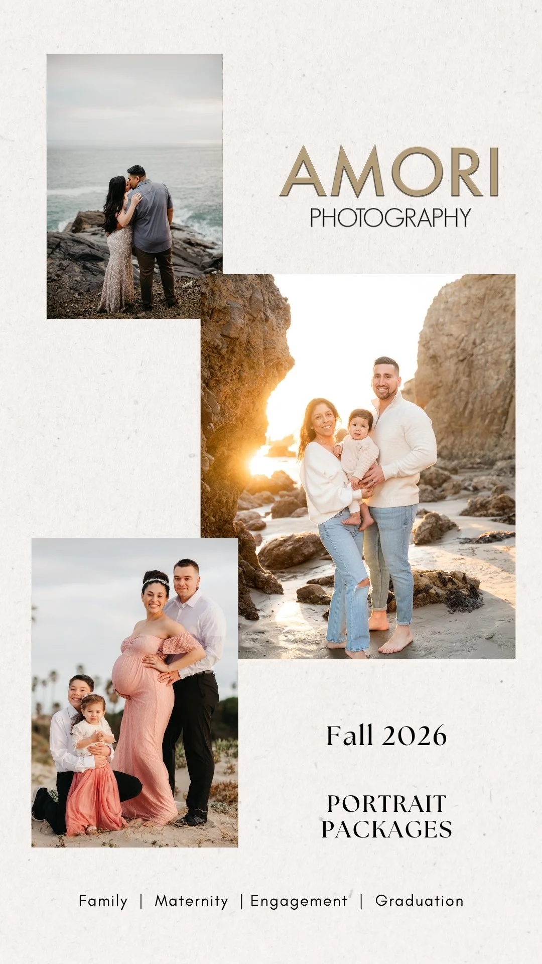 Malibu Editorial style family photographer