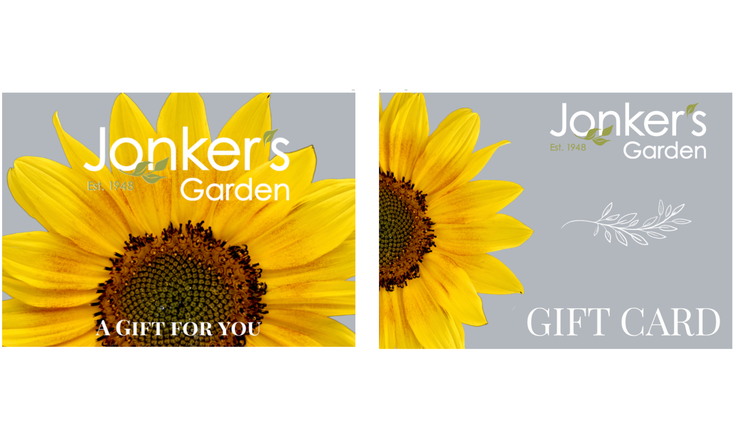 Jonker's Garden Gift Cards