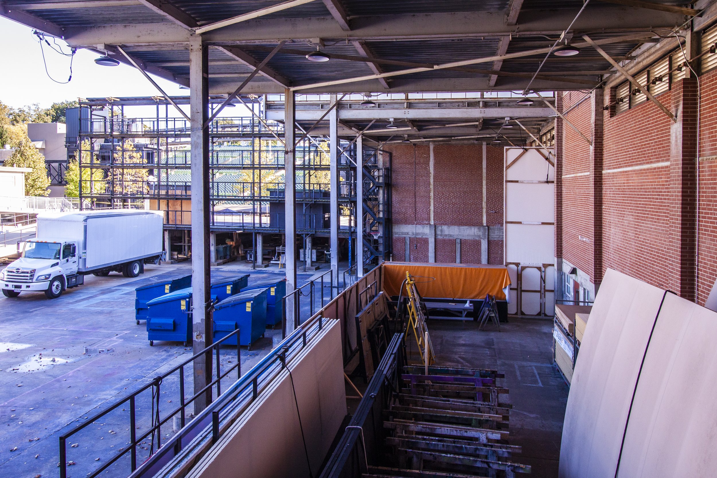  parking area was improved for theatre staff 