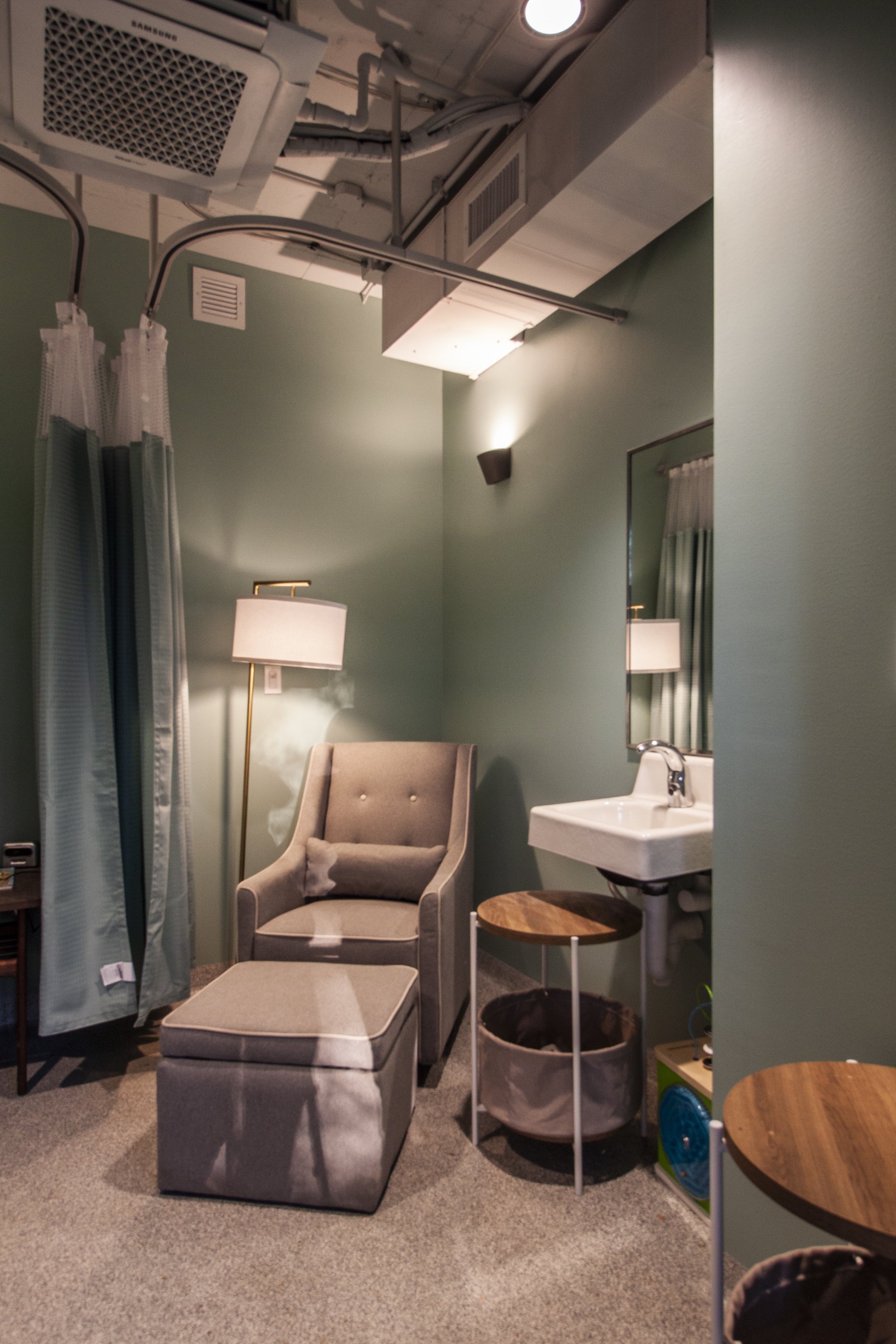  Maternity space or mother’s room created in building renovations for St. Louis commercial space 