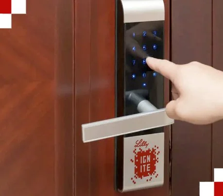  Each team member gains entry to the hub using their alphanumeric pixel logo name.  