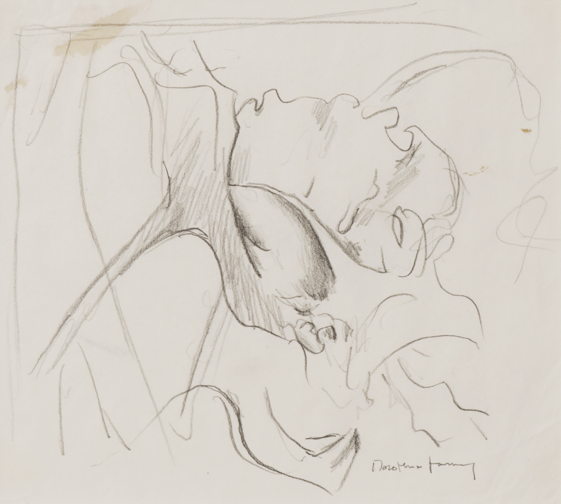 Sketch for Flagrantis speculum veneris (Loveknot), 1997