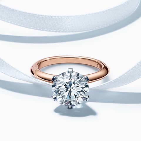 Tiffany diamond engagement ring – credit Tiffany & Co