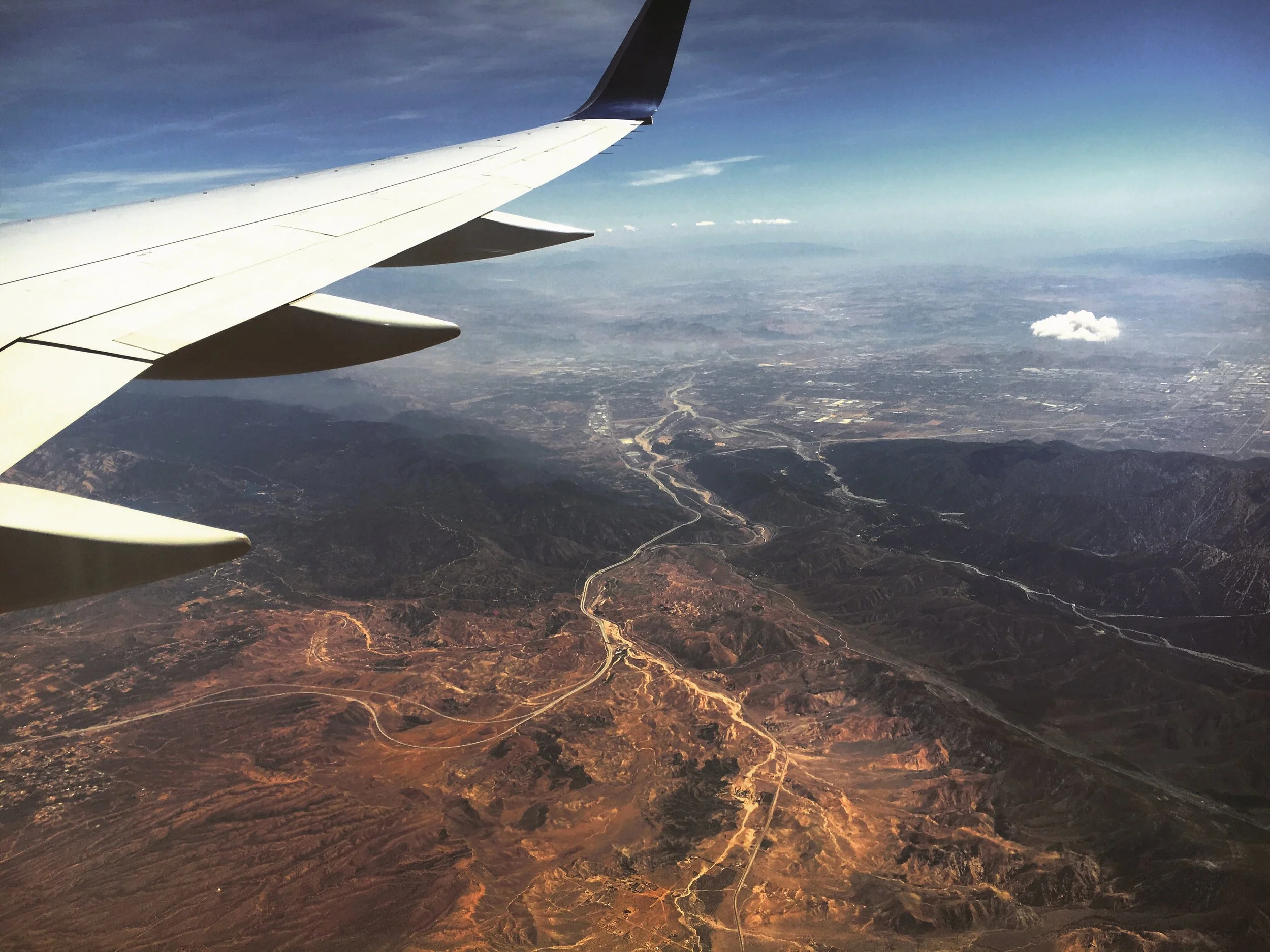 9.) Plane views from my flight back home to Baltimore. Pretty, right? I think this was Colorado someplace. 