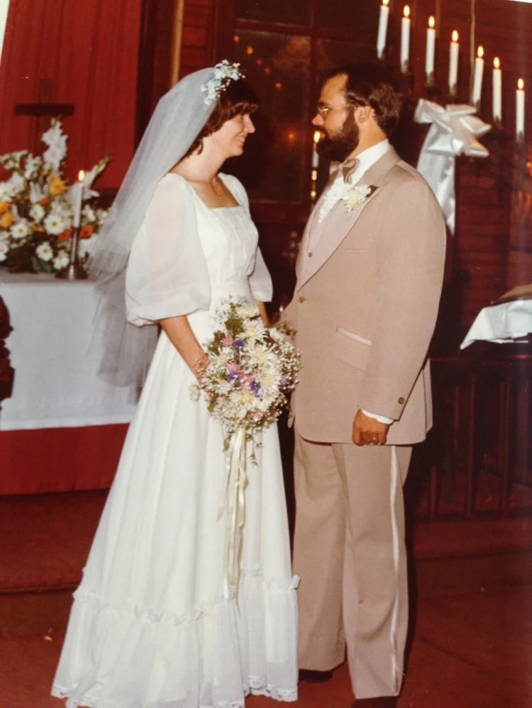 Kathy and John Purcell (1978).