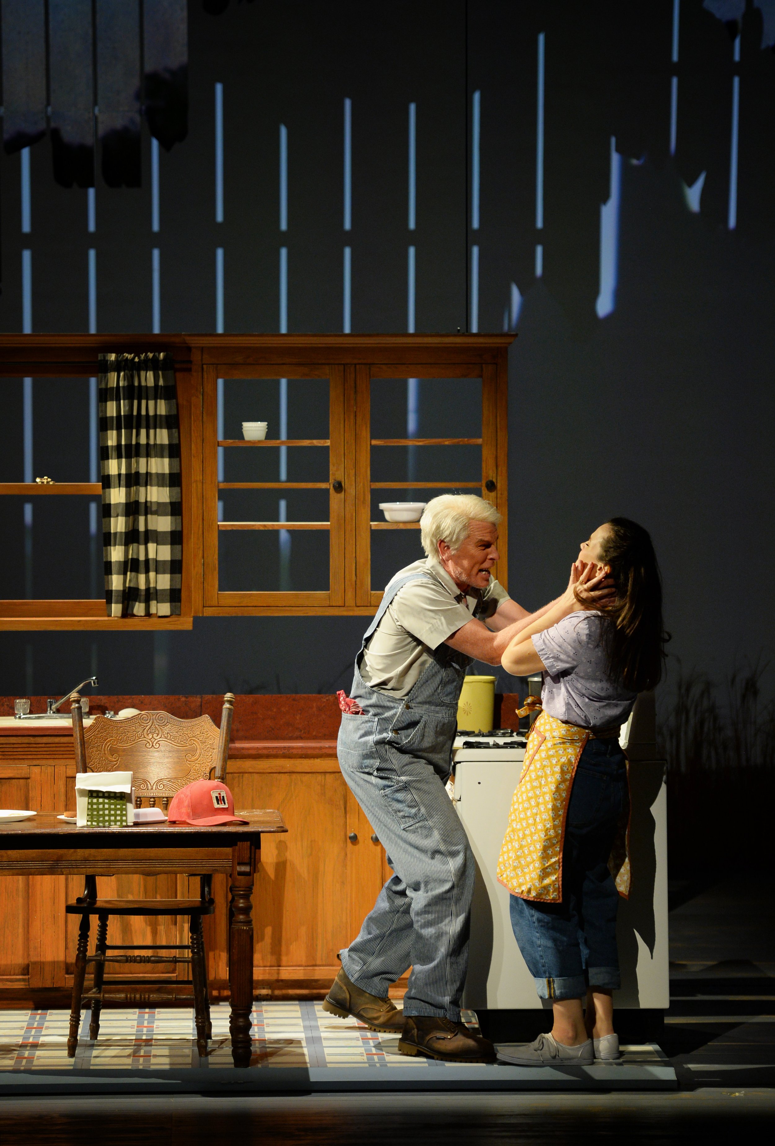 Roger Honeywell as Larry and Elise Quagliata as Ginny in A THOUSAND ACRES.JPG