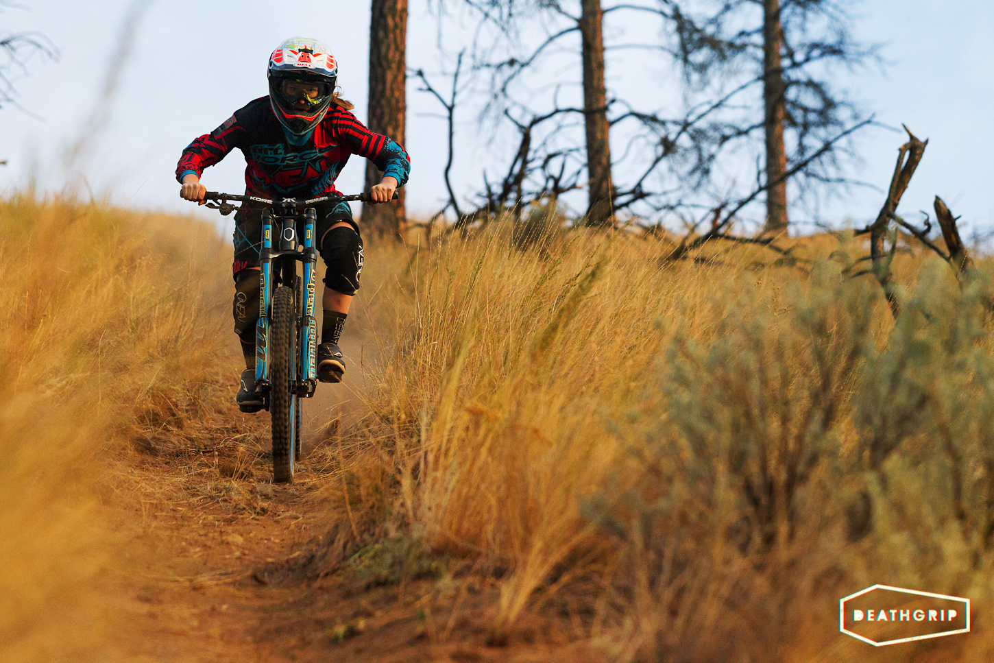 Casey Brown riding brakeless on the Death Grip Line - by Harookz