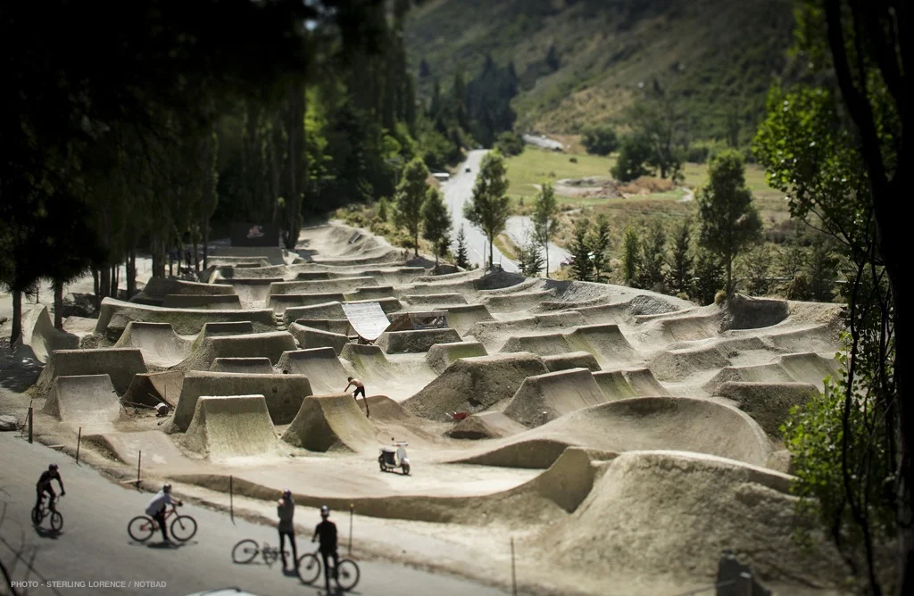Gorge Road Dirt Jumps near Queenstown, New Zealand.