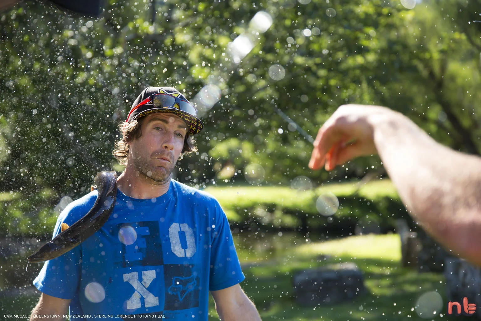 NotBad - Cam McCaul gets whipped by an eel
