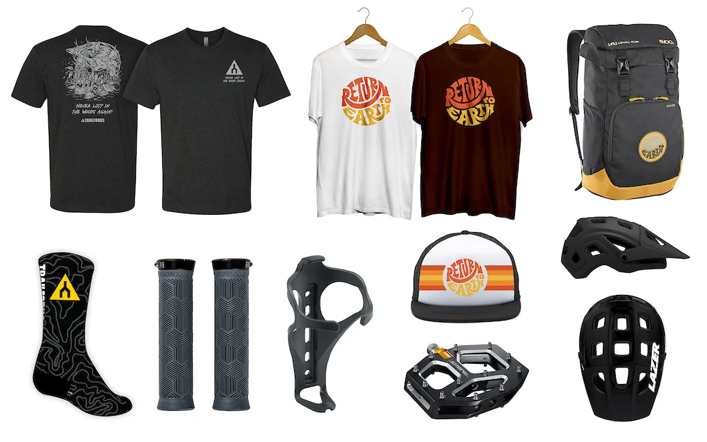 Daily prize packs from Trailforks, Shimano, Evoc, Lazer and Bontrager