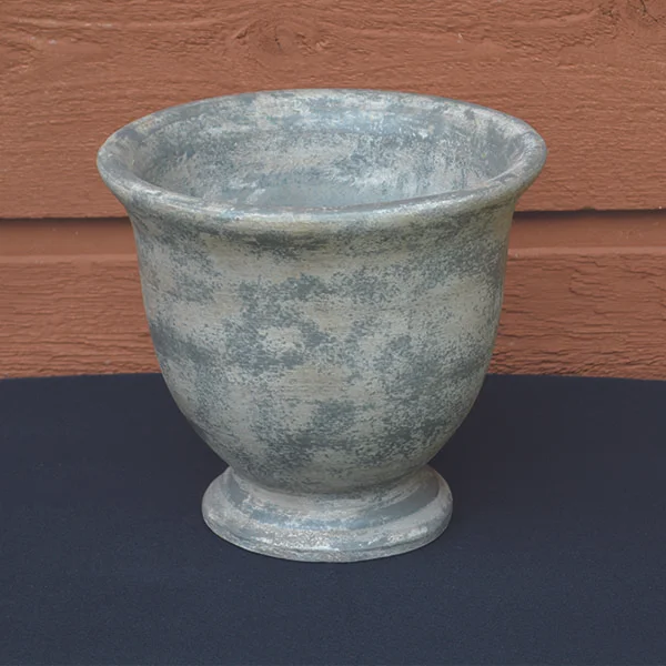 Ceramic Grey Round Urn