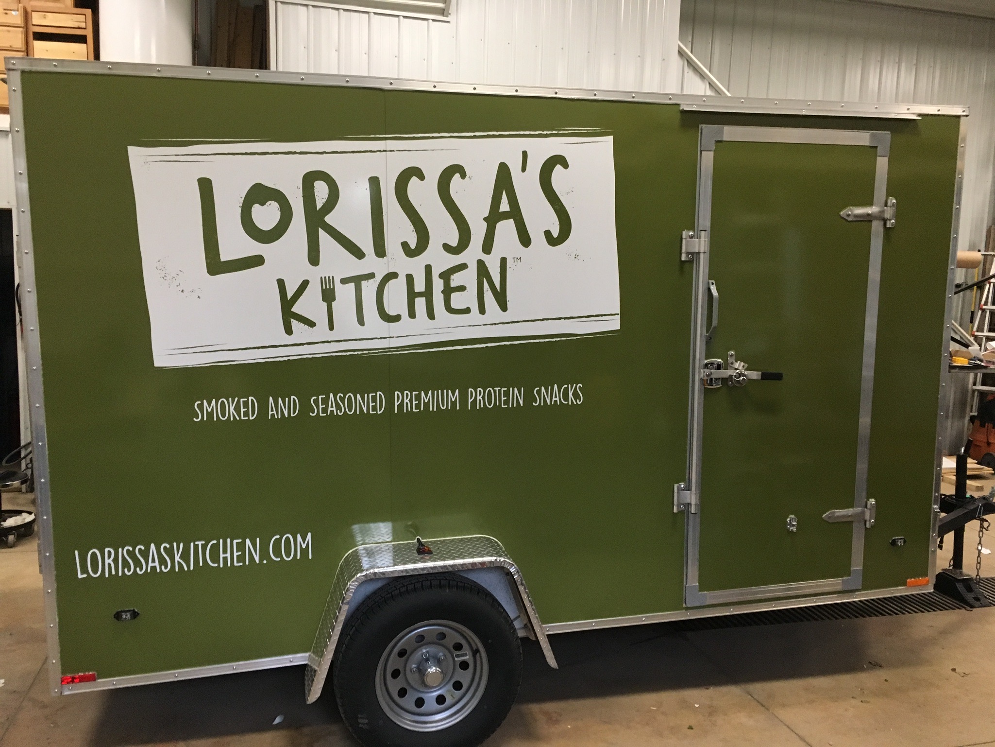 Trailer Wrap Lorissa's Kitchen