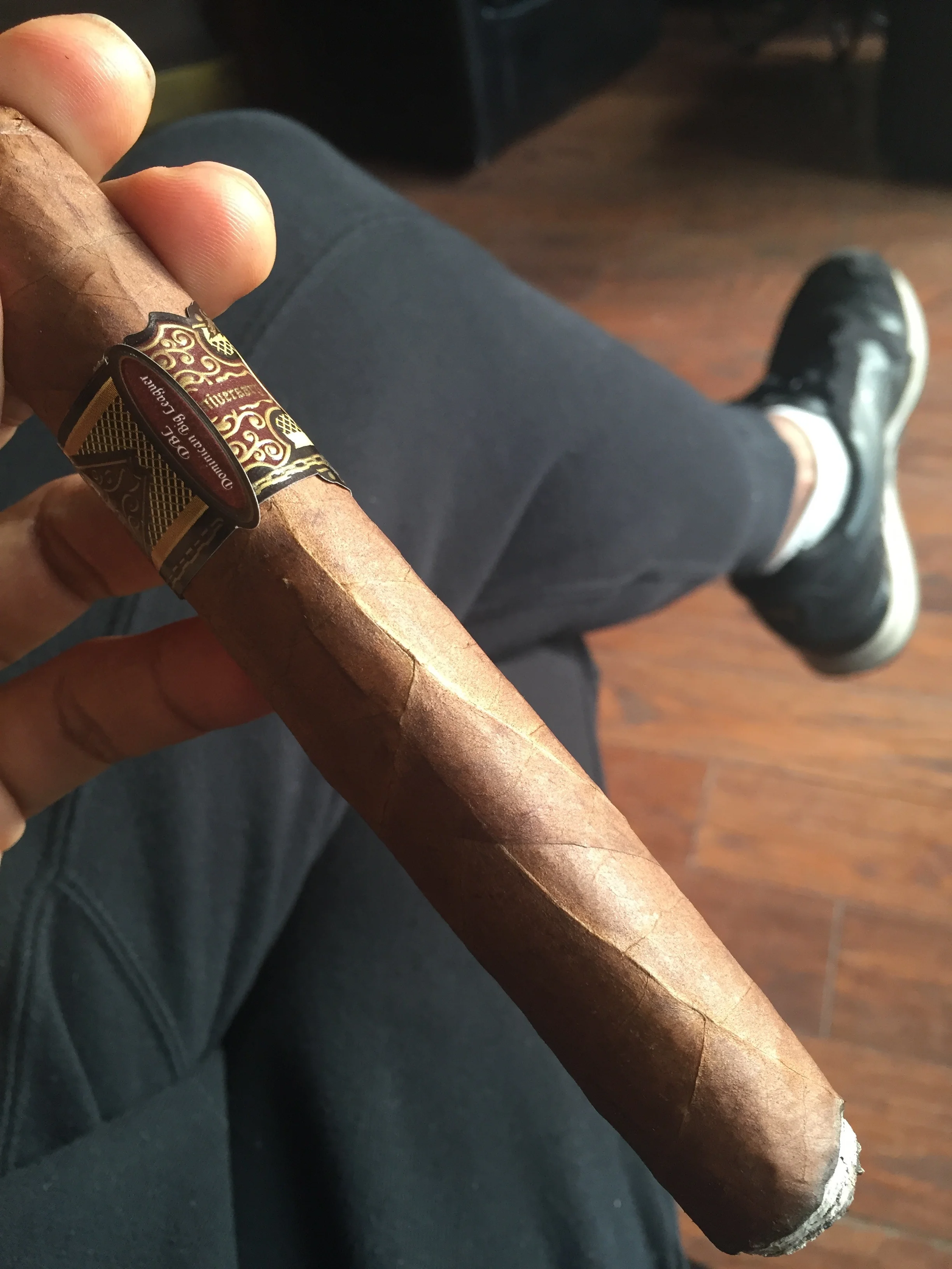 Veins on wrapper of the Dominican Big Leaguer "Derrame"