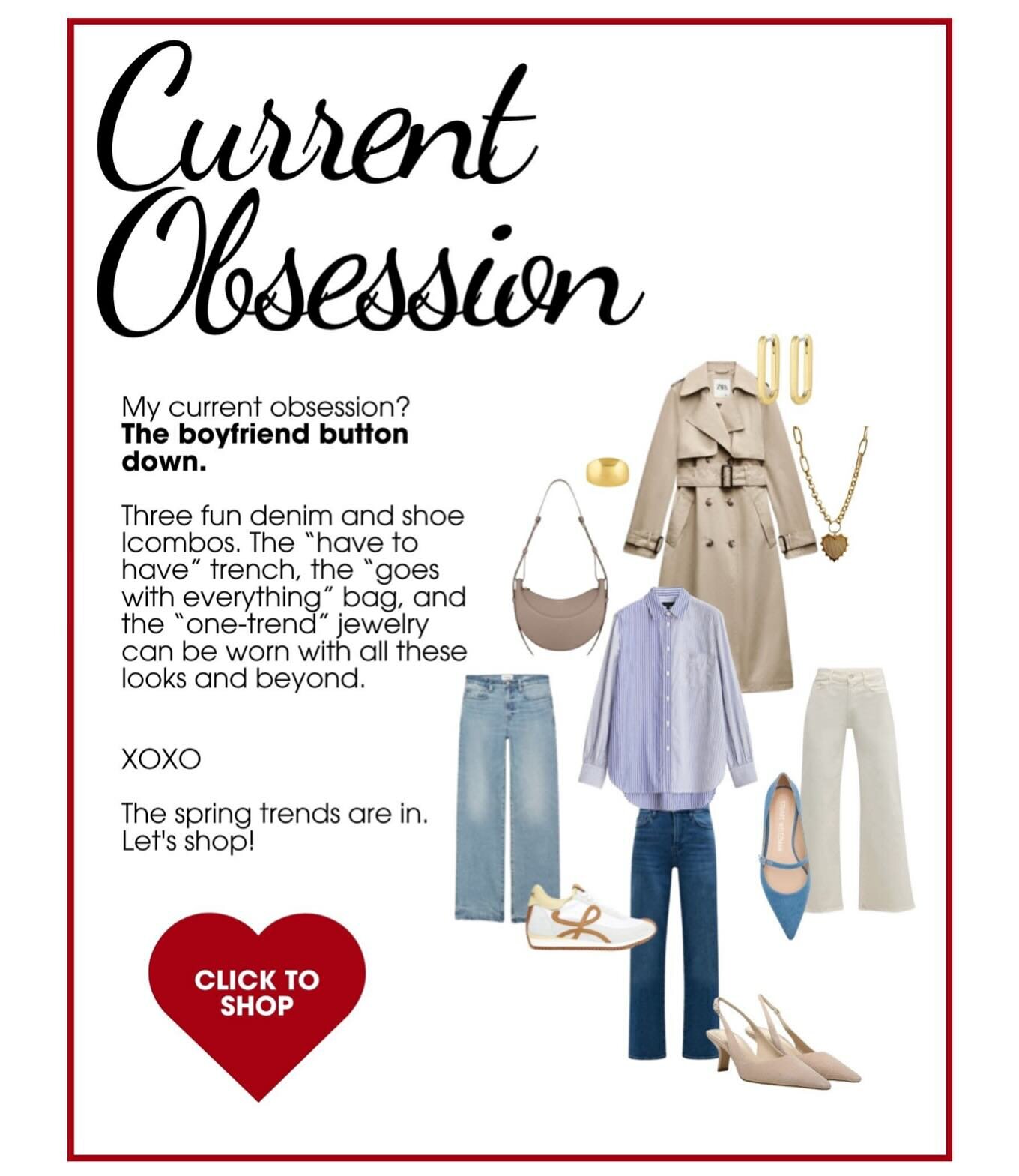 Check your inboxes! Current Obsession newsletter out today! 💌 Message me if you would like to be added to the email list &amp; visit the link in bio to shop. 👖🧥👟