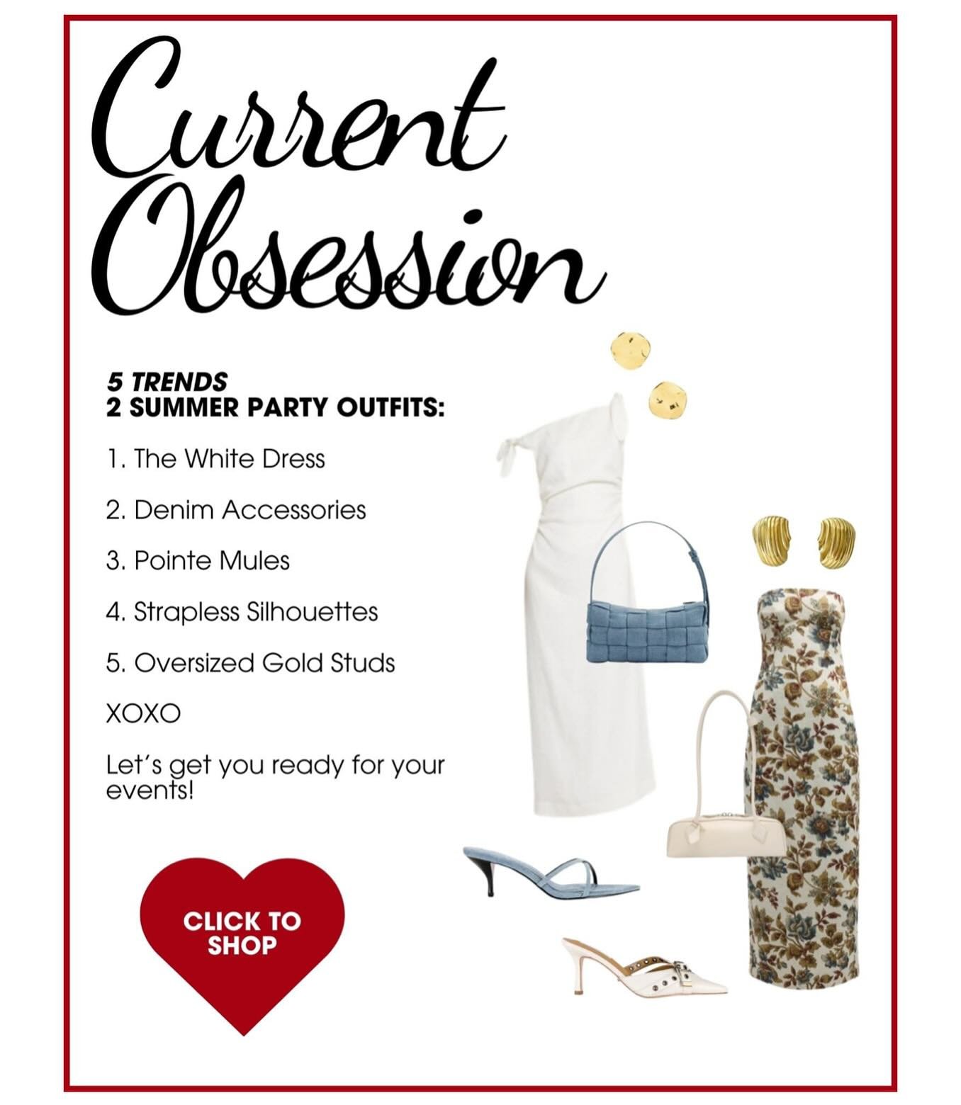 Check your inboxes! Current Obsession newsletter out today! 💌 Message me if you would like to be added to the email list &amp; visit the link in bio to shop. 🫶🏼