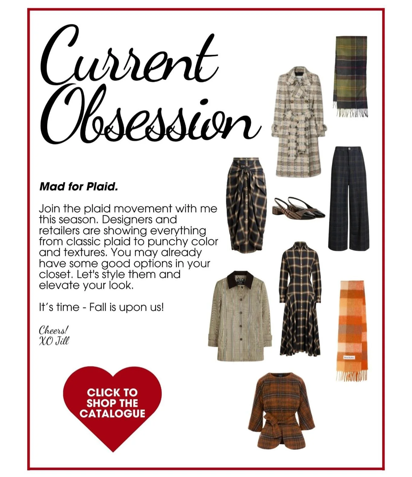 Check your inboxes! Mad for Plaid newsletter out today! 💌 Message me if you would like to be added to the email list &amp; visit the link in bio to shop. 🤍