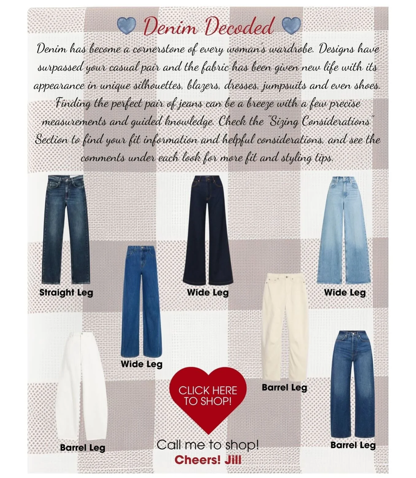 Denim Decoded! 💌 Message me if you would like to be added to the email list &amp; visit my profile to shop the link in bio. 🔗🤍