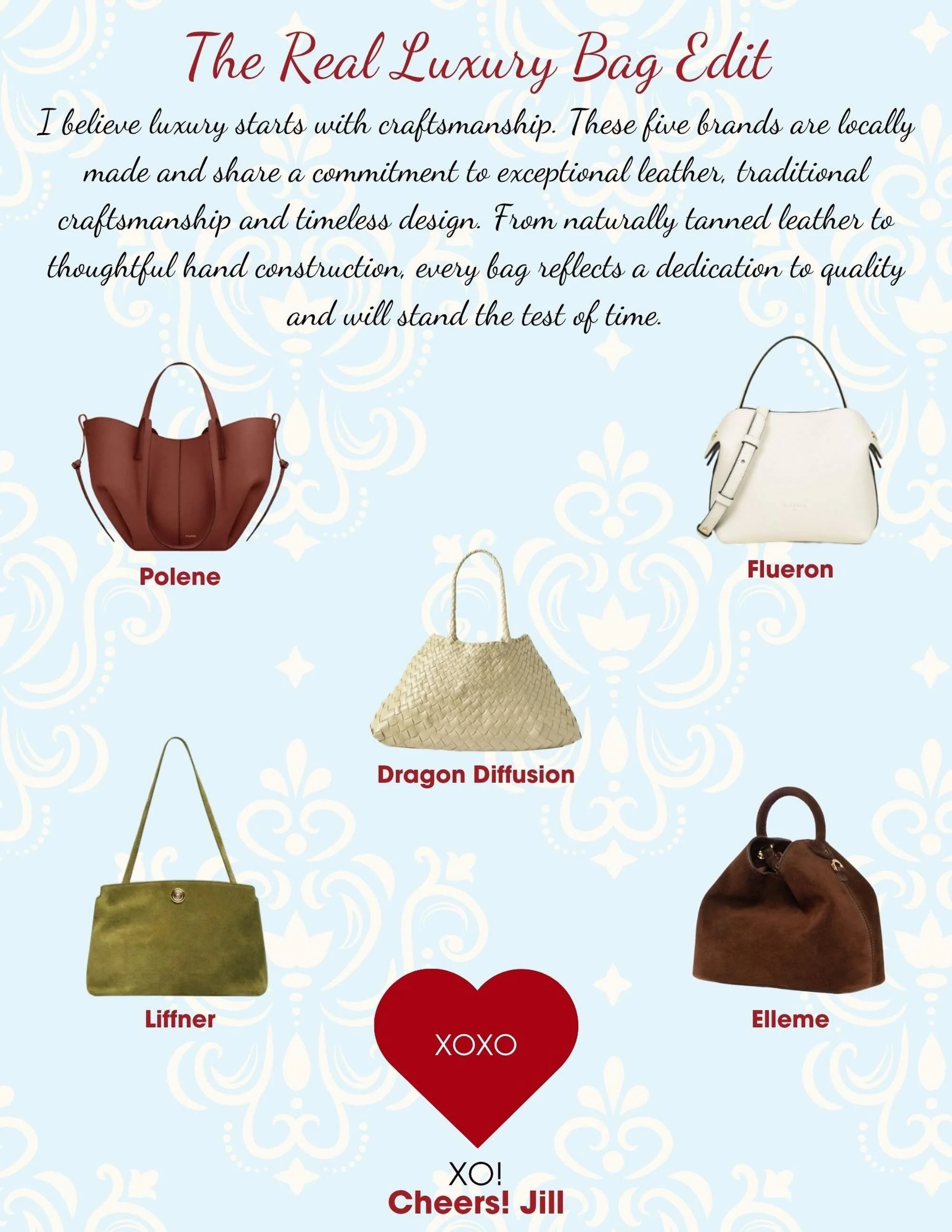 The Real Luxury Bag Edit. 💌 Message me if you would like to be added to the email list &amp; visit my profile to shop the link in bio. 🔗🤍