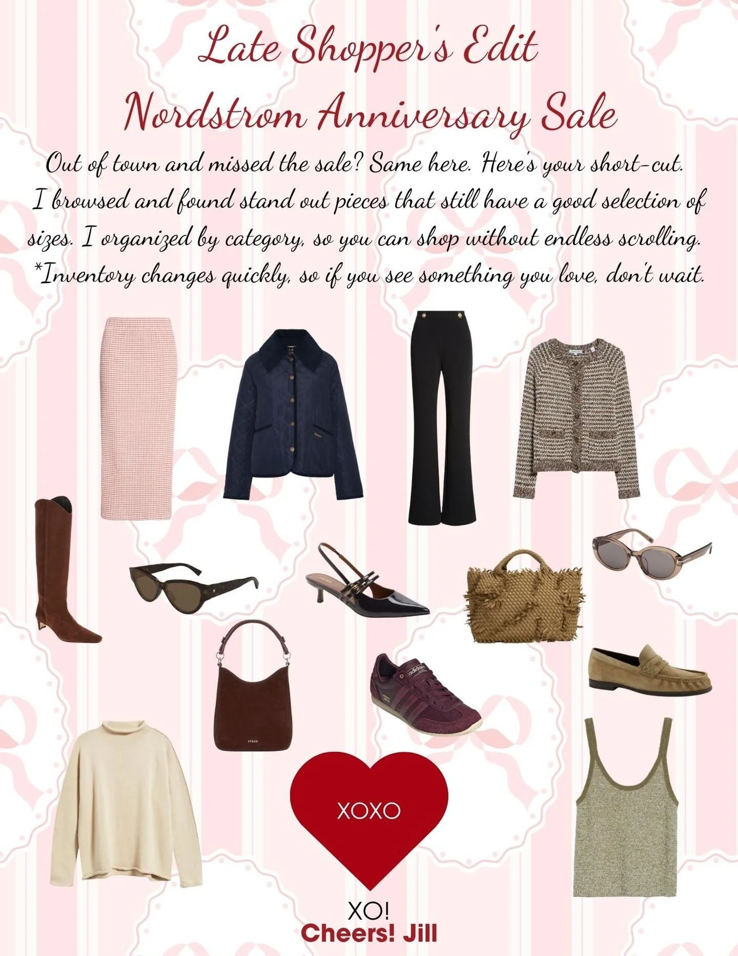 Late Shopper&rsquo;s Edit. Nordstrom Anniversary Sale. 💌 Message me if you would like to be added to the email list &amp; visit my profile to shop the link in bio. 🔗🤍