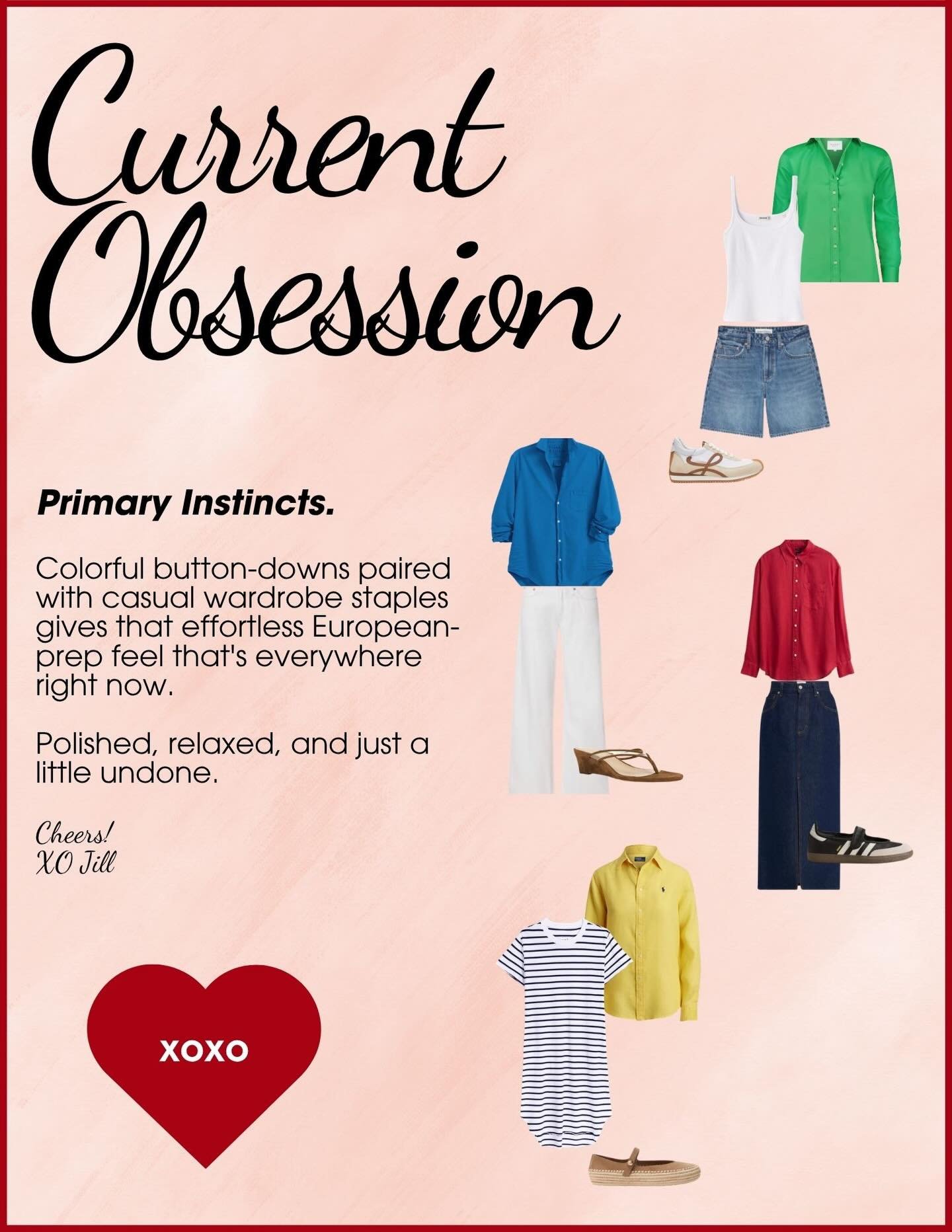 Current Obsession: Primary Instincts. 💌 Message me if you would like to be added to the email list &amp; visit my profile to shop the link in bio. 🔗🤍