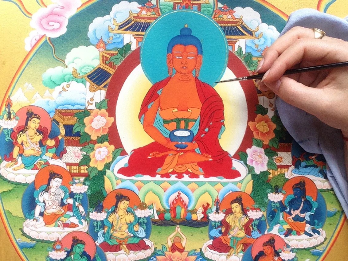 The Art of Painting Nirvana: Introduction to Thangka and Deity Symbolism
