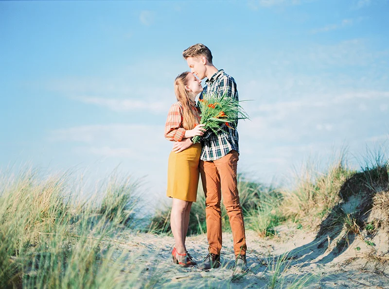 Romantic Loveshoot at the North Sea, Belgium / Shooting de couple romantique à la Mer du Nord, Belgique