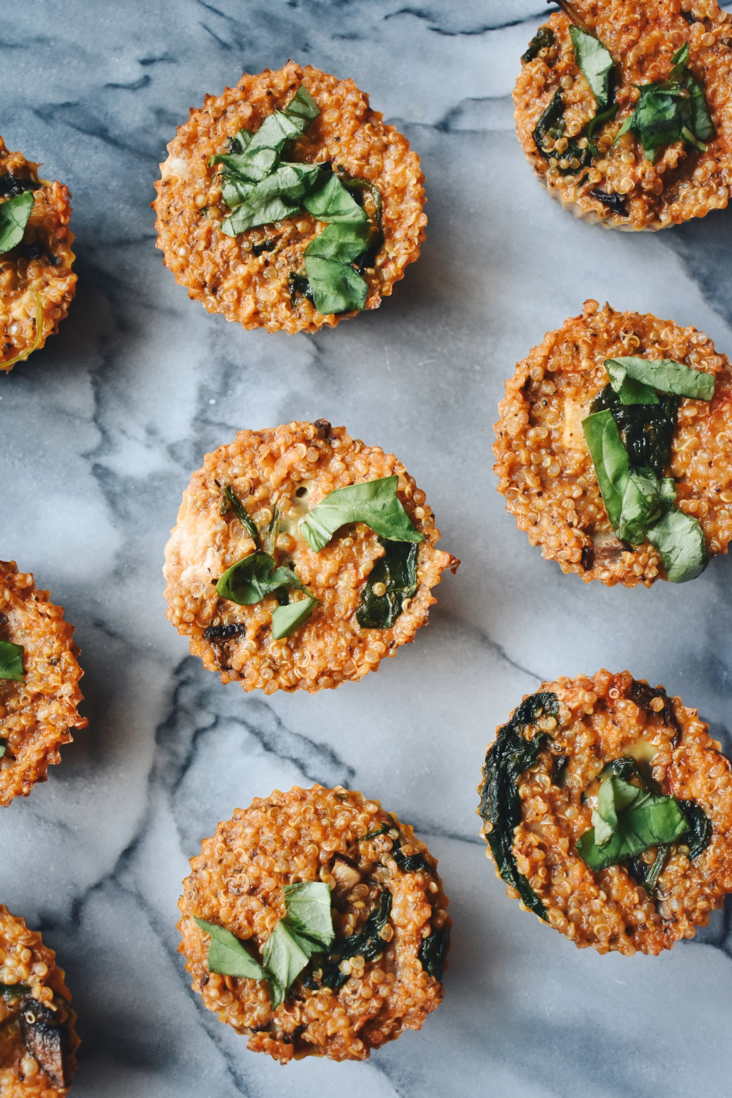 Quinoa Kale Pizza Bites