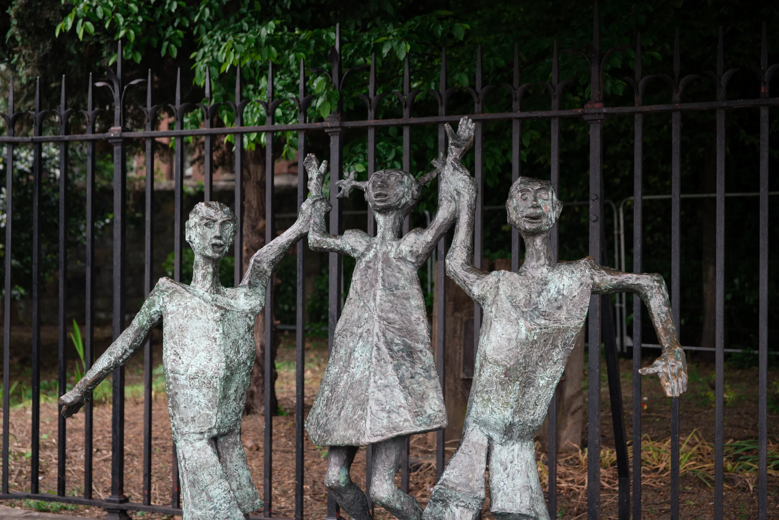 A statue dedicated to children born after/of the Millennium. 
