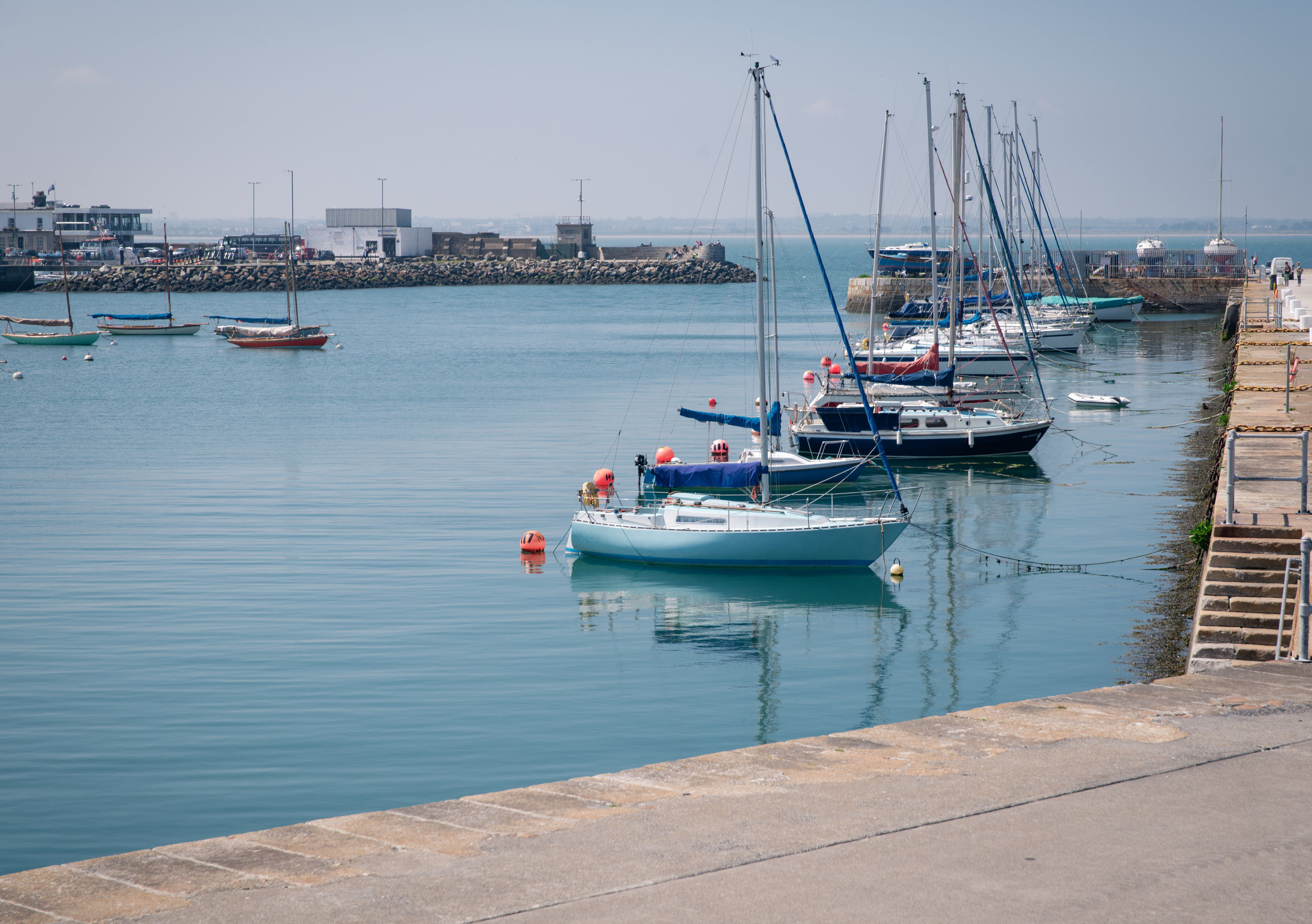 And the water was so many shades of blue!
