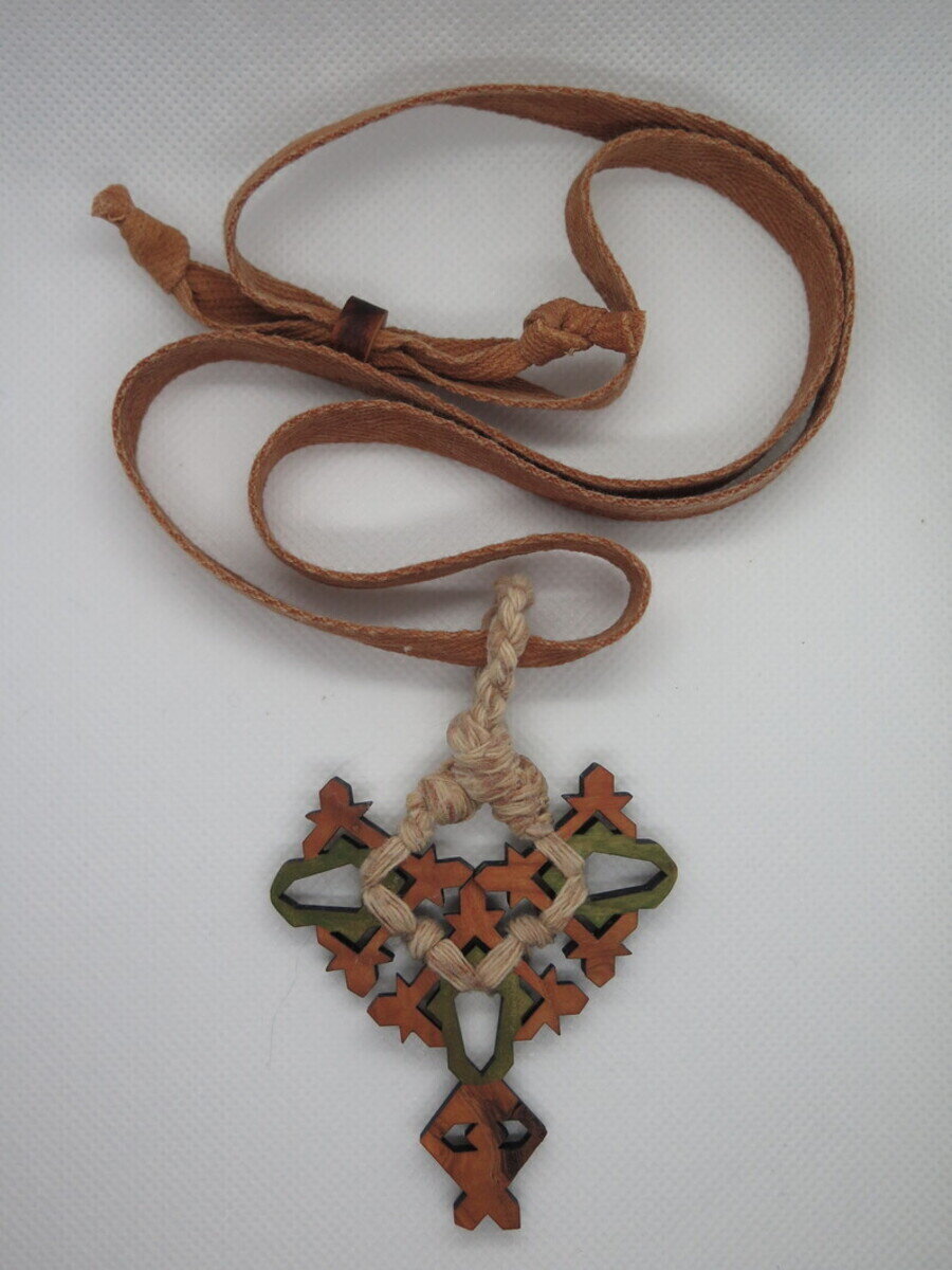 Green and Brown Adjustable Necklace 