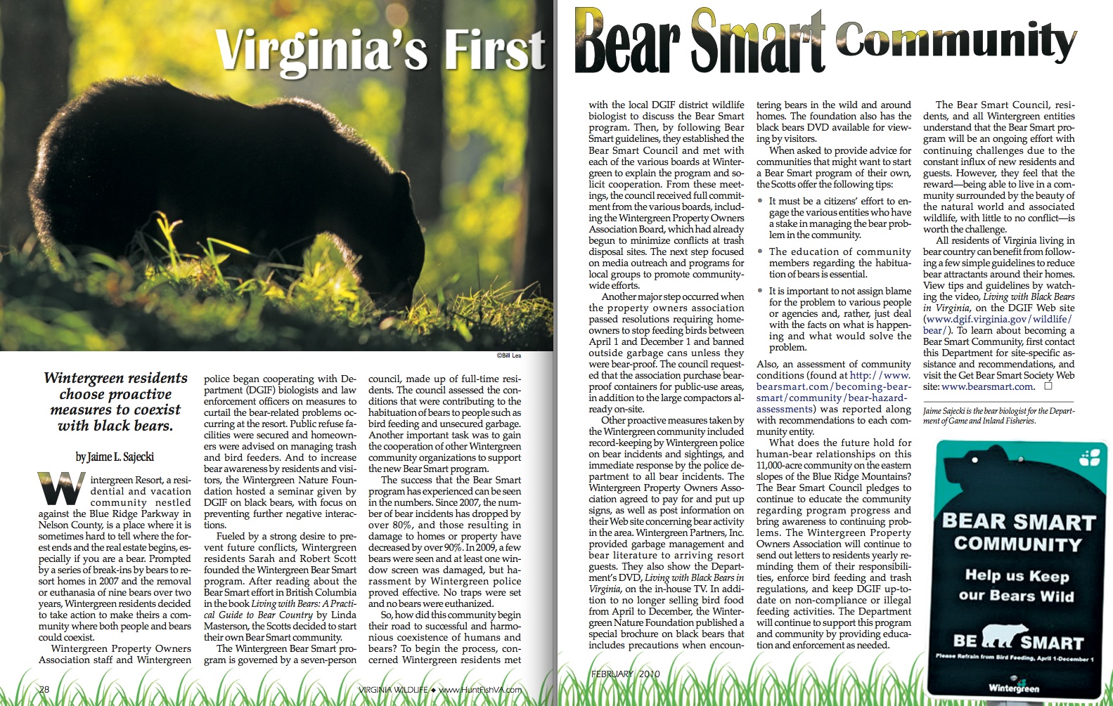 Read here how Wintergreen property owners now successfully live with wildlife.