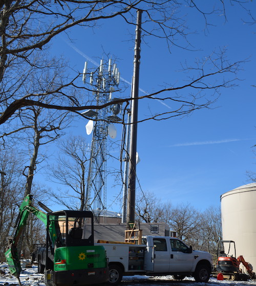 In 2018 T-Mobile joined AT&T, Verizon and Sprint in offering cell service on Wintergreen mountain when this tower just off Devil's Knob Loop goes into service.