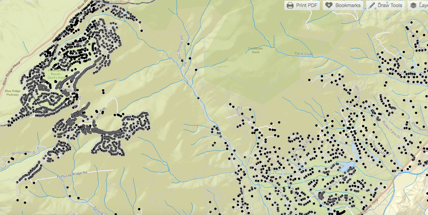 Most of Wintergreen is in Nelson County.