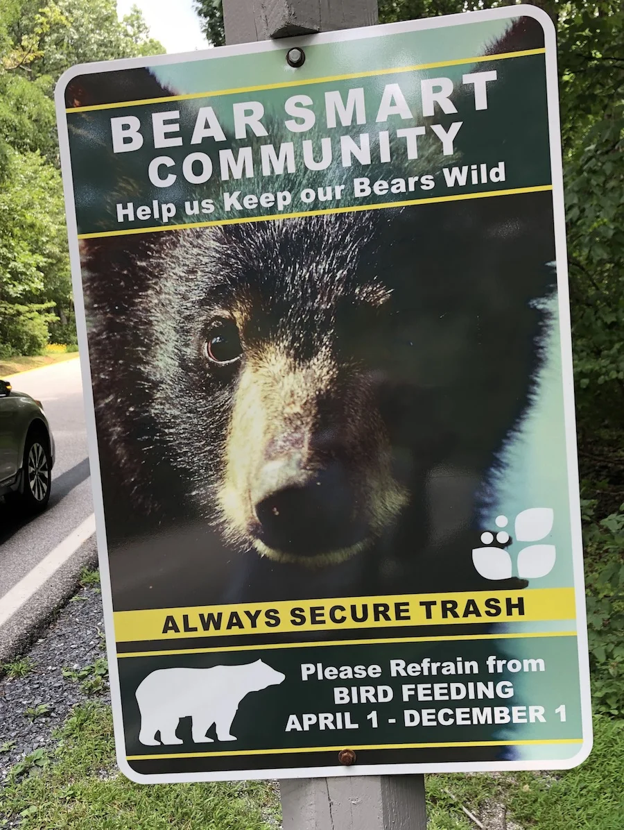 If a bear is threatening, persistent, or aggressive call Wintergreen police at 434-325-8520. For emergencies call 911.