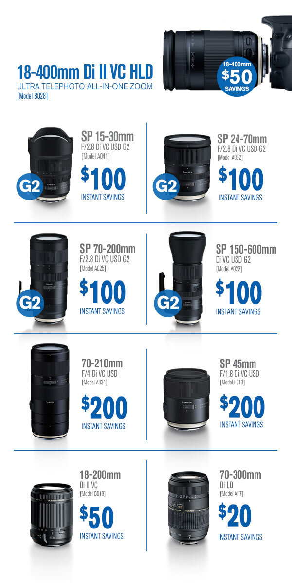 Tamron Spring Savings — West Photo