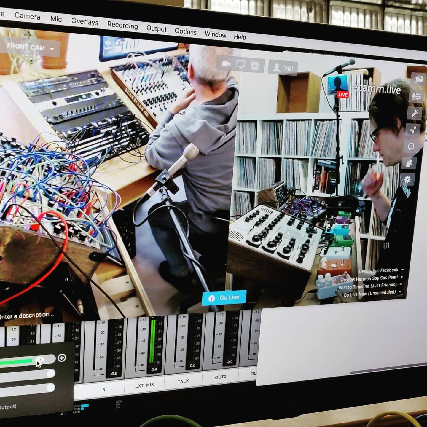 Going live tonight at 8. Richard @pghmodular and I will have a chat and a jam sesh in my new studio location. Tune in at https://youtu.be/TvsCmuKJkHw