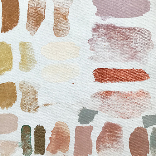 COLOR-SWATCHING For desired color palette selection.