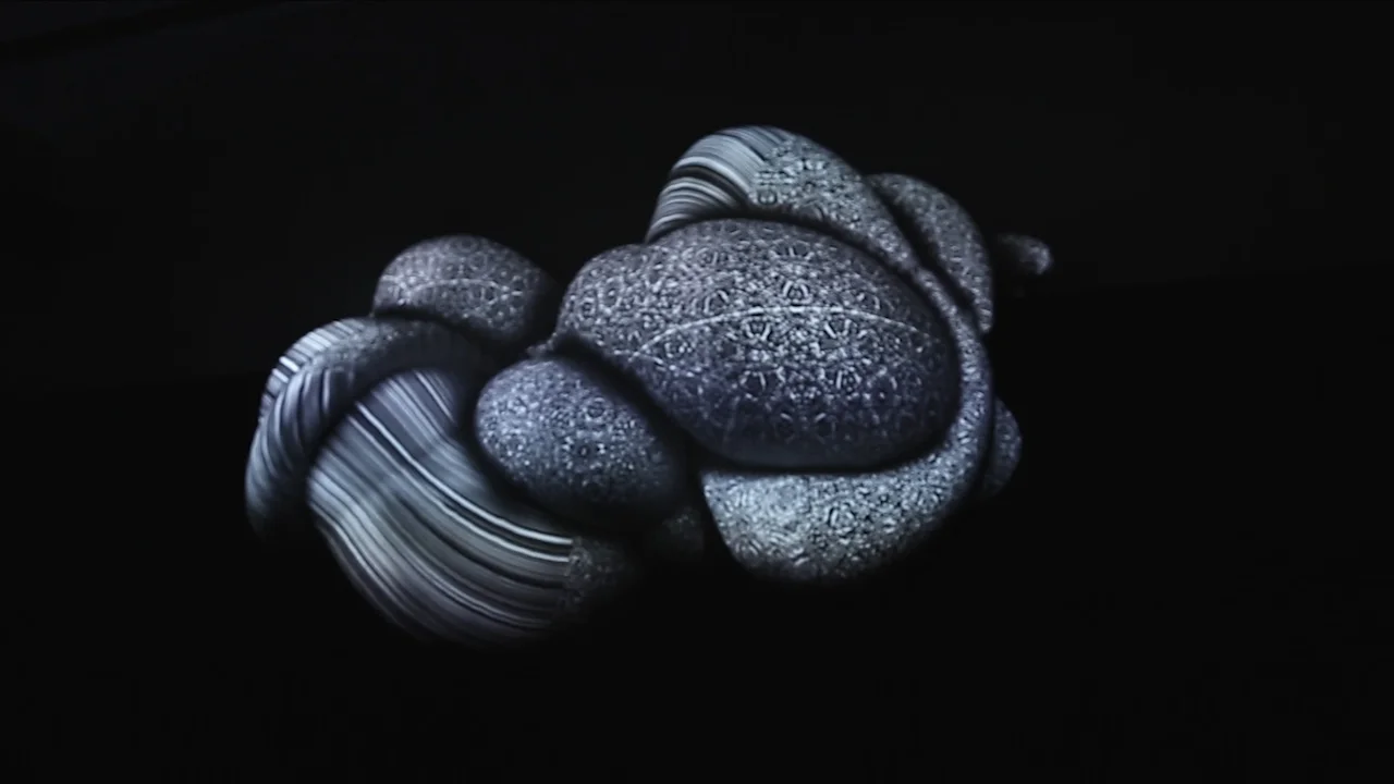    NAAG XY  , 2015    Multi-Channel Video Projections, EPS Foam, Plaster   160 x 102 x 50 in.   Courtesy of the artists  