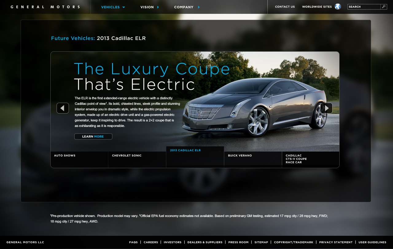 GM Future Vehicles
