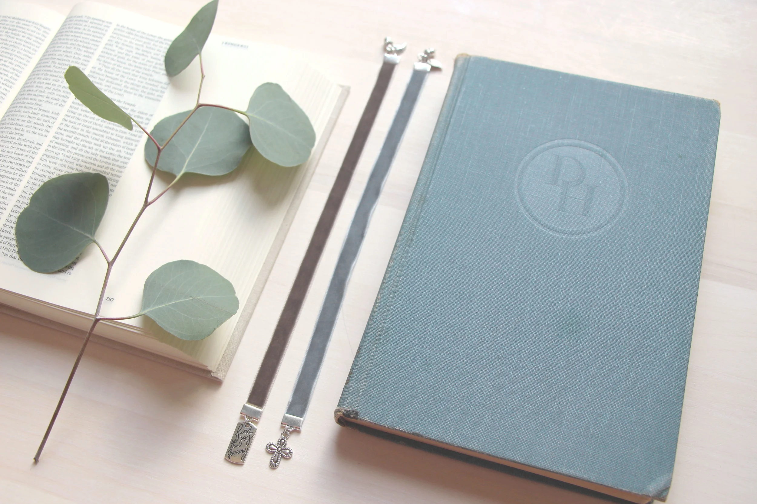 Copy of Velvet Ribbon Charm Bookmarks: Live Oak Boutique